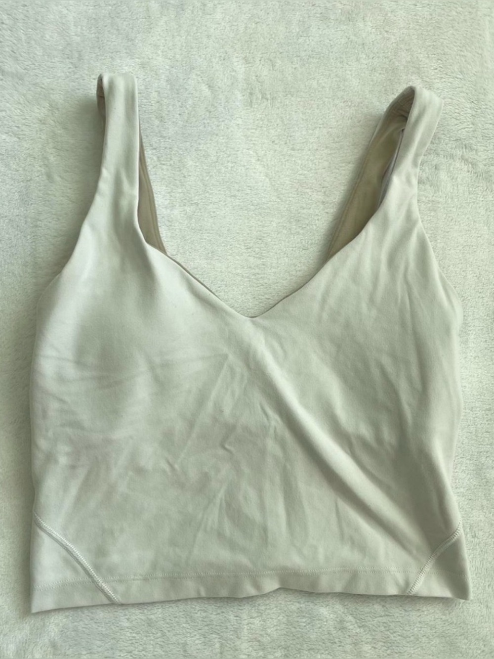 lululemon athletica Neutral Beige Athletic Tank